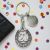 Personalised English Made Pewter Good Luck 21 Keyring