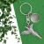 Personalised English Made Pewter Pheasant Keyring