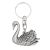 English Made Pewter Swan Keyring (Engravable)