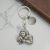 Personalised English Made Pewter Samuel Johnson Keyring in Gift Pouch