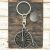 Personalised English Made Pewter Penny Farthing Keyring