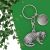 Personalisation English Made Pewter Leopard Keyring