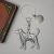 English Made Pewter Dalmatian Dog Keyring (Engravable)