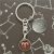 Personalised English Made Pewter Star Sign Aries Keyring in Gift Pouch