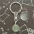 Personalised English Made Pewter Star Sign Gemini Keyring in Gift Pouch