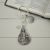 Personalised English Made Pewter Jesus Keyringin Gift Pouch