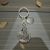 Personalised English Made Pewter Henry VIII Keyring in Gift Pouch