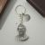 Personalised English Made Pewter Abraham Lincoln Keyring in Gift Pouch