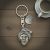 Personalised English Made Pewter Clown Keyring in Gift Pouch