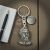 Personalised English Made Pewter George III Keyring in Gift Pouch