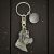 Personalised English Made Pewter Fez Keyring