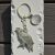 Personalised English Made Pewter Raven Keyring