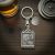 Personalised English Made Pewter The White Horse Pub Sign Keyring in Gift Pouch