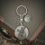 Personalised English Made Pewter Britannia God Keyring in Gift Pouch