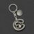 Personalised English Made Pewter Rattlesnake Keyring