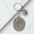 Personalised English Made Pewter Long Man of Wilmington Keyring