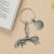 Personalised English Made Pewter Uffington Horse Keyring (Engravable)