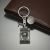 Personalised English Made Pewter Sun Tarot Card Keyring in Gift Pouch