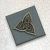 Celtic Triangle English Made Pewter Lapel Pin Badge in Box