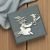 Witch & Cat on Broomstick English Made Pewter Lapel Pin Badge In Box
