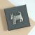 Scottie Dog English Made Pewter Lapel Pin Badge in Box