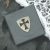 Templar Shield English Made Pewter Lapel Pin Badge in Box