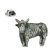Highland Cow English Made Pewter Lapel Pin Badge