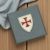 Templars Shield English Made Pewter Lapel Pin Badge in Box