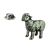 Sheep English Made Pewter Lapel Pin Badge
