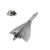 Vulcan Bomber Aeroplane English Made Pewter Lapel Pin Badge