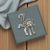 Scared Cat English Made Pewter Lapel Pin Badge in Box