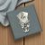 Skull with Hat English Made Pewter Lapel Pin Badge in Box