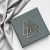 Valknut English Made Pewter Lapel Pin Badge In Box