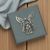  English Handmade Pewter Valkyrie Viking Mythology Lapel Pin Badge in Box