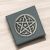 Pentagram Star English Made Pewter Lapel Pin Badge in Box