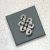 English Handmade Pewter Celtic Cross Rectangle Lapel Pin Badge in Gift Box