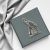 English Handmade Pewter Spiral Hare Lapel Pin Badge in a Box