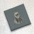 English Handmade Pewter Walter Scott Lapel Pin Badge in a Box