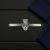 English Made Pewter Skull Baron Samedi Tie Bar Slide