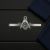 English Made Pewter Masonic with G Tie Bar Slide