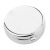 Rhodium Plated Round Pill Pot – Engravable Personalised Gift