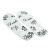 Exclusive Design Monochrome Bride & Wedding Design Flip Flops