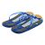 Blue Tux Stye Mens Beach Wedding Flip Flops
