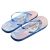 Personalised Mens Blue Flip Flops
