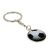 Football Design Silver Keyring (engravable)