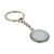 Golf Ball Design Silver Keyring (engravable)