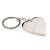 Silver Heart Keyring (engravable)