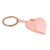 Rose Gold Heart Keyring (engravable)