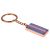 Transgender Flag Design Rose Gold Finish Keyring (engravable)