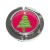 Christmas Tree Design Handbag or Xmas Stocking Hanger, Presented with Organza Bag